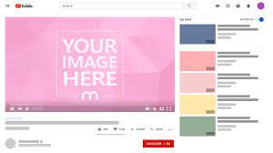 Download Youtube Video Player Page Mockup Generator Mediamodifier