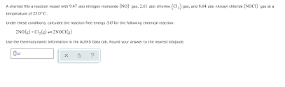 You are on page 1of 1. Solved A Chemist Fills A Reaction Vessel With 9 47 Atm Ni Chegg Com