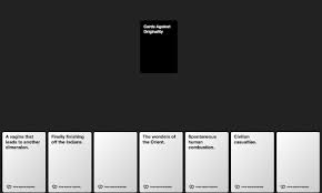 The goal is to pair the answer and question cards in the. Cards Against Humanity Este UÈ™or De Jucat