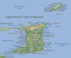Detailed Map Of Trinidad And Tobago In 2020 Trinidad And Tobago Map Trinidad Map Trinidad And Tobago