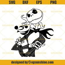 Download Jack Skellington Svg Jack And Zero Svg Nightmare Before Christmas Svg Halloween Svg Svgsunshine