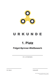 Bei einem guten hörspiel werden wir doch alle wieder zum kind. Gratis Vorlage Fidget Spinner Urkunde Word Pdf Convictorius