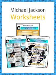 Color in this picture of michael jackson and share it with others today! Michael Jackson Facts Worksheets Life Death Music For Kids