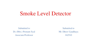 Smoke Level Detector