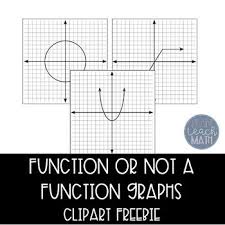 Function And Not A Function Graph Math Clipart This Comes With 10 Graphs That Are Functions Or Not Functions This Clipart Is Math Clipart Math Math Madness