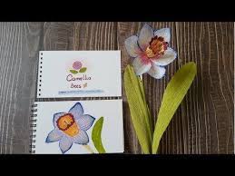 Diy Paper Narcissus Daffodil Diy Crepe Paper Flowers Drawing And Making Paper Flowers Youtube Paper Flower Video Paper Flower Art Flower Drawing