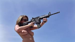 Naked pornstars shooting guns and fucking in the desert - SexVid.xxx