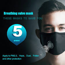 Military Grade Reusable Filter Mask Anti Pollution Mask Dust Mask Face