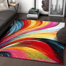 Well Woven Viva Pleasure Multi 8 Ft X 10 Ft Contemporary Area Rug Vi41 7 The Home Depot Yellow Area Rugs Area Room Rugs Area Rugs