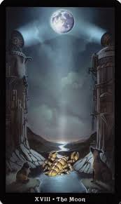 The Moon The Steampunk Tarot Http Www Pinterest Com Vintagebelle76 Fortune Telling Tarot Cards Art Tarot Card Decks The Moon Tarot