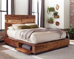 Foundry Select Winslow Storage Platform Bed Contemporary Bedroom Decor Platform Bedroom Sets Walnut Bed
