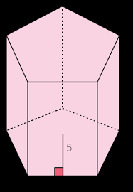 The number of vertices is equal to 10, five for each pentagon. Pentagonal Prism Definition Formulae Of Volume Surface Area Examples Practice Questions Cuemath