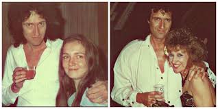 Best man to brian, 52, was queen drummer, roger taylor. 1 Brian S First Wife Chrissie Mullen From 1974 To 1988 Also Mother Of Brian S Three Children 2 Brian S Second Wife Anita Dobson Af Cantantes Famosos