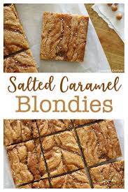 Best Ever Salted Caramel Blondies Rezept Kuchen Und Torten Rezepte Kuchen Und Torten Blondies Rezept