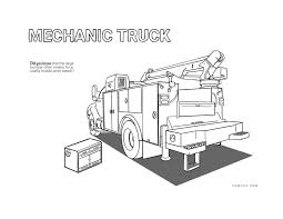 The spec ifs is engineered to deliver. The Work Truck Coloring Book Comvoy Learning Comvoy