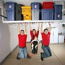 Saferacks 4 X8 Overhead Garage Storage Rack Welcome To Costco Wholesale In 2020 Garage Storage Racks Overhead Garage Storage Garage Storage