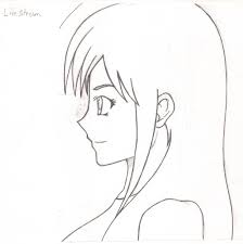 Anime drawings are mostly used in japanese comics or better known as manga. Drawing Side Face Drawing Anime Girl