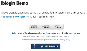 A Jquery Plugin For Adding Facebook Login To Your Web App