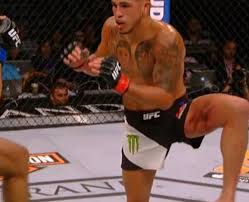 Edson barboza's crushing leg kicks enjoy watching low kick,middle kick khabib nurmagomedov reaction after getting kicked to the head by the edson barboza spinning heel kick ko. Anthony Pettis Leg After Being Hit With A Bunch Of Leg Kicks Imgur