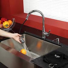single lever pull out kitchen faucet