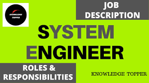 System Engineer Job Description | System Engineer Roles And Responsibilities  And Roles - Youtube