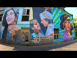 Most Iconic Street Art Graffiti Art Bandra Mumbai India Youtube Graffiti in mumbai, india january 2010.