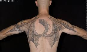 There are many different aspects that you can include in your design such as; Dragon Wings Back Tattoo Tattoos Tattoos For Guys