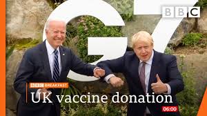 Get the latest news from the bbc in leicester: Uk To Donate More Than 100m Surplus Vaccine Doses Boris Johnson Bbc News Live Bbc Youtube