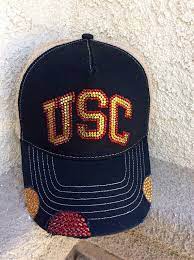Usc Trojans Custom Bling Hat Usc Usctrojansbling Usctrojansbling Uscinghat Custom Bling Usc Trojans Usc