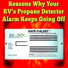 The Propane Alarm In Our Rv Keeps Going Off Propane Rv Travel Trailer Remodel
