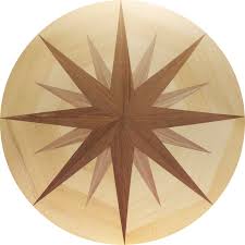 Oshkosh Designs Custom Wood Medallion Medallion Wall Decor Wood Panel Walls Parquet Flooring