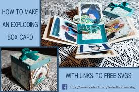 It's ok since it's only a template! Making An Exploding Box Happy Birthday Card Free Svg