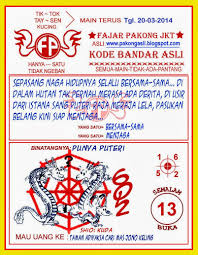 Fajar Pakong Asli Jakarta Kode 20 03 2014