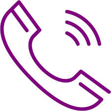 Purple phone 73 icon - Free purple phone icons