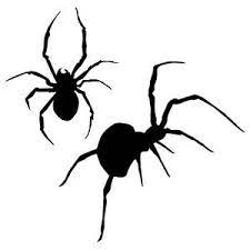Outline black widow spider vector icon for web design isolated on white background. Silhouette Design Store New Designs Spider Tattoo Silhouette Tattoos Halloween Silhouettes