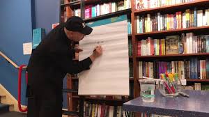 Jerry Craft Drawing Jordan Banks Character In New Kid In 2020 New Kids Book Discussion Elementary Curriculum
