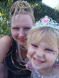 daughter excited for movie night