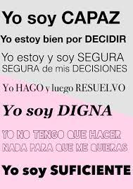 Es muy fea, hasta el punto que nadie la contrata. Yo Soy Suficiente Me Quotes Self Love Mantras