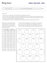 Ring Size Chart Made In Detroit