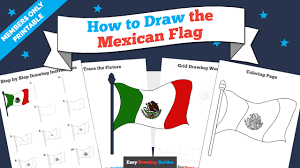 Mexican eagle drawing free download best mexican eagle. How To Draw The Mexican Flag Really Easy Drawing Tutorial