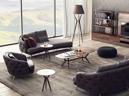 It is a happy medium in matching decor makes this room look chic, relaxing and put together. Casa Padrino Luxury Chesterfield 2 Seater Sofa Gray Brown 220 X 95 X H 85 Cm Sofa Bed Living Room Furniture