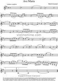 Easy violin notes for beginners. Violin Online Free Violin Sheet Music Ave Maria From A Theme By J S Bach
