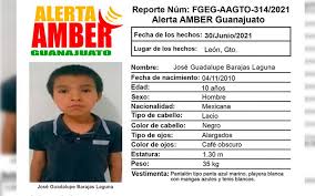 · hay que denunciar inmediatamente. Desaparece Menor De 10 Anos Y Activan Alerta Amber Noticias Vespertinas Noticias Locales Policiacas Sobre Mexico Guanajuato Y El Mundo