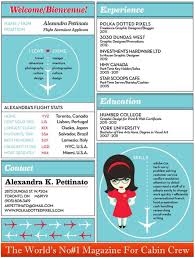 corporate cabin crew resume