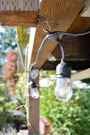 Black outdoor direct burial aluminum lamp post fits most standard 3 in. Fox Hollow Cottage Diy Planter Pot Poles For Cafe String Lights