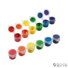 6 Color Acrylic Paint Strip Classpack Set Of 24 Rainbow Painting Unicorn Painting Painting Crafts