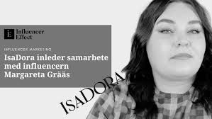 IsaDora inleder samarbete med influencern Margareta Grääs