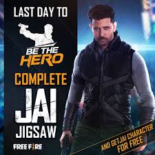 Several others, like dj alok and luqeuta, are also based on living people. Garena Free Fire Dear Survivors Are You Having Fun With Jai S Missions This Is Your Chance To Redeem Exclusive Jai Rewards And Bethehero With Hrithik Roshan Last Day To Login And