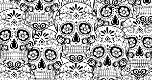 There are 40 of them and all are pretty hard to color, which is perfect for adults. Free Printable Sugar Skull Adult Coloring Page Mama Likes This