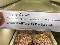 When available, we provide pictures, dish ratings, and descriptions of each menu item and its price. Krispy Kreme Uk On Twitter Our Three Pack Price Includes Any Three Doughnuts From The Full Range Of Treats Including The Premium Price Range The Original Glazed Is The Cheapest Price Point